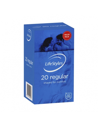 Lifestyles Regular Condoms 20 Pack