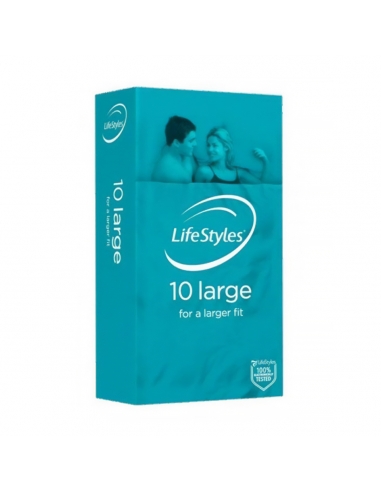 Lifestyles Larger Condoms 10 Pack