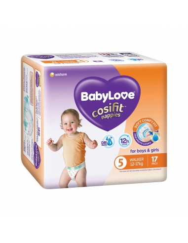 Babylove Nappies Walker 18's