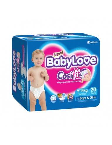 Babylove Nappies Toddler 18 Pack