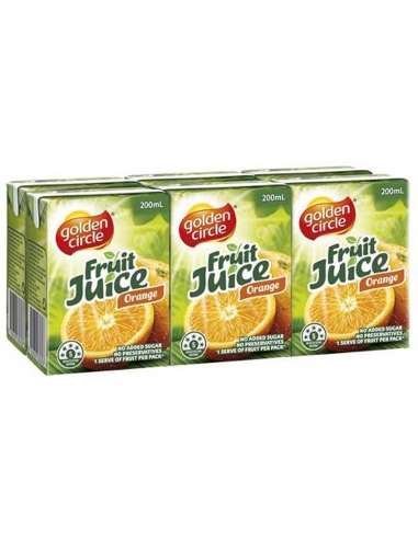 Golden Circle Orange Juice 6x200ml