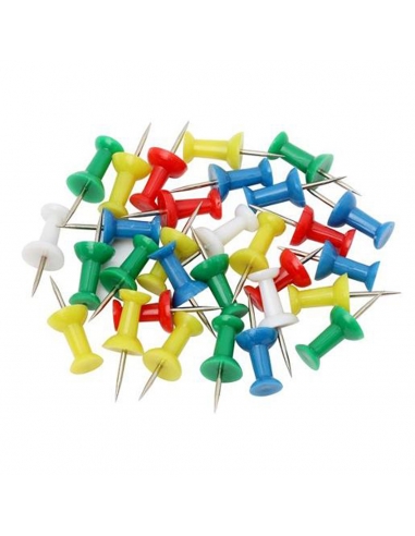 Marbig Push Pins 30 Pack x 12