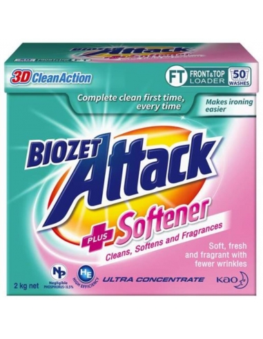 Biozet Laundry Powder With Softener 2kg
