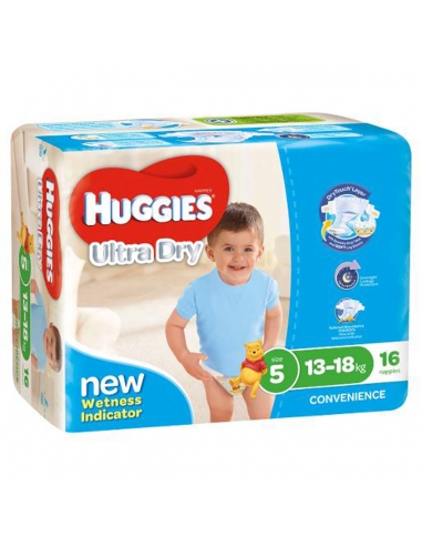 Huggies Walker Boy Nappies 16 Pack