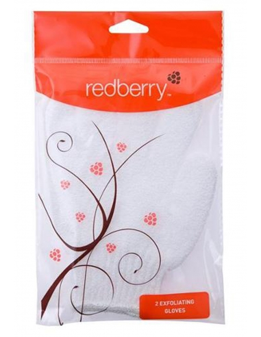 Redberry Exfoliating Gloves 2 Pack