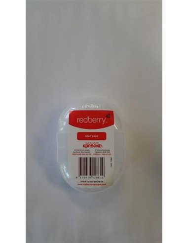 Redberry White / Clear Soap Case x 6